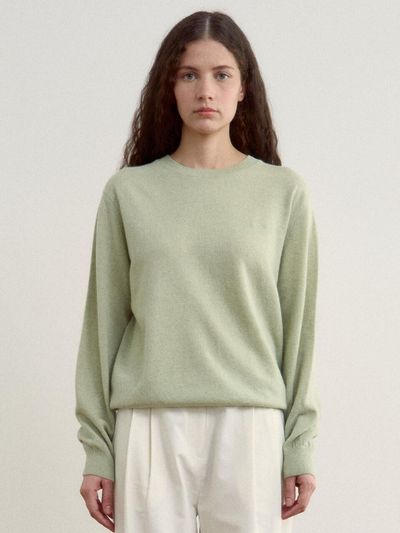 sienne Laura Wool Knit Sweater [GREEN]