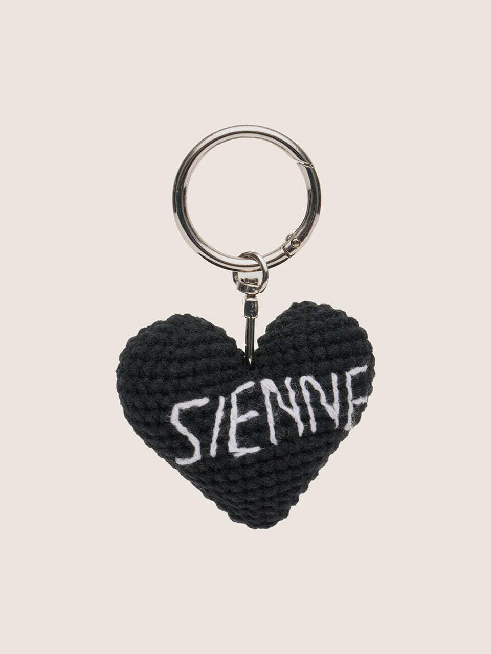 sienne Sienne Heart Charm Bag Accessory (Black)