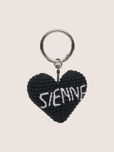 sienne Sienne Heart Charm Bag Accessory (Black)
