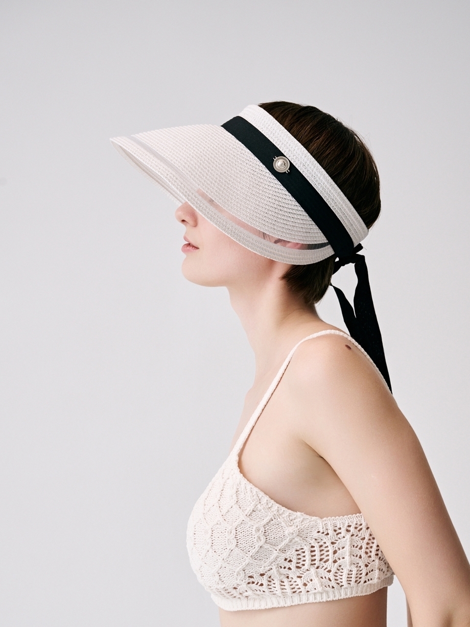 SIEOR Eleanor Visor Hat_White