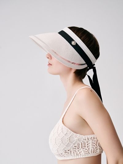 SIEOR Eleanor Visor Hat_White