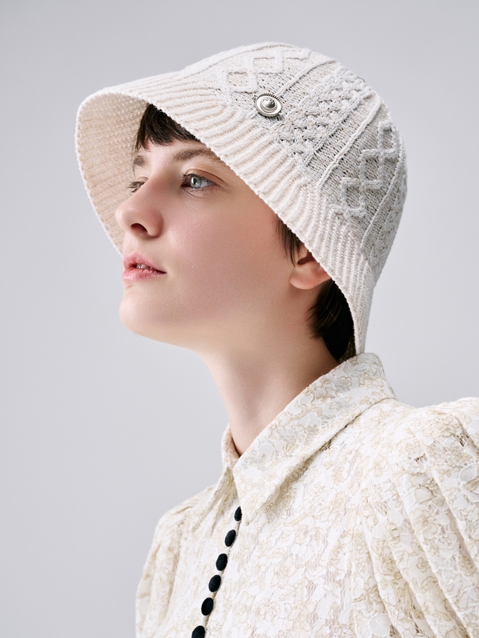 SIEOR Lucy Bucket Hat_White