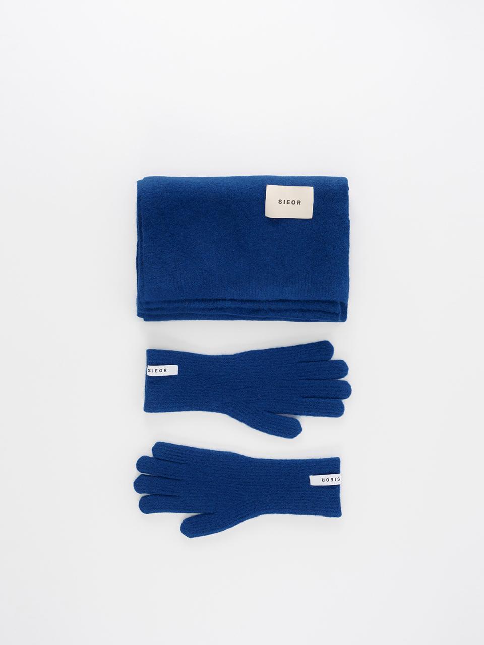 SIEOR Trikxi Scarf Gloves Set_Navy