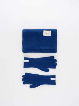 SIEOR Trikxi Scarf Gloves Set_Navy