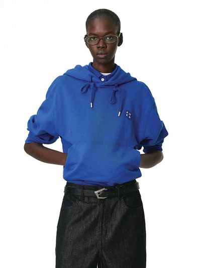 Significant ADERERROR Sig Blouse Tag Hoodie 01 [Blue]