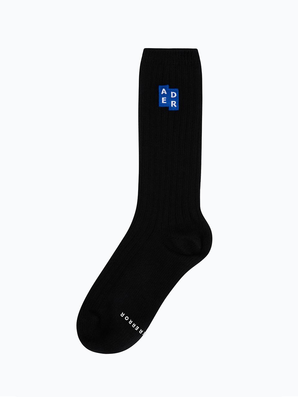 Significant ADERERROR Sig Blouse Tag Socks [Noir]