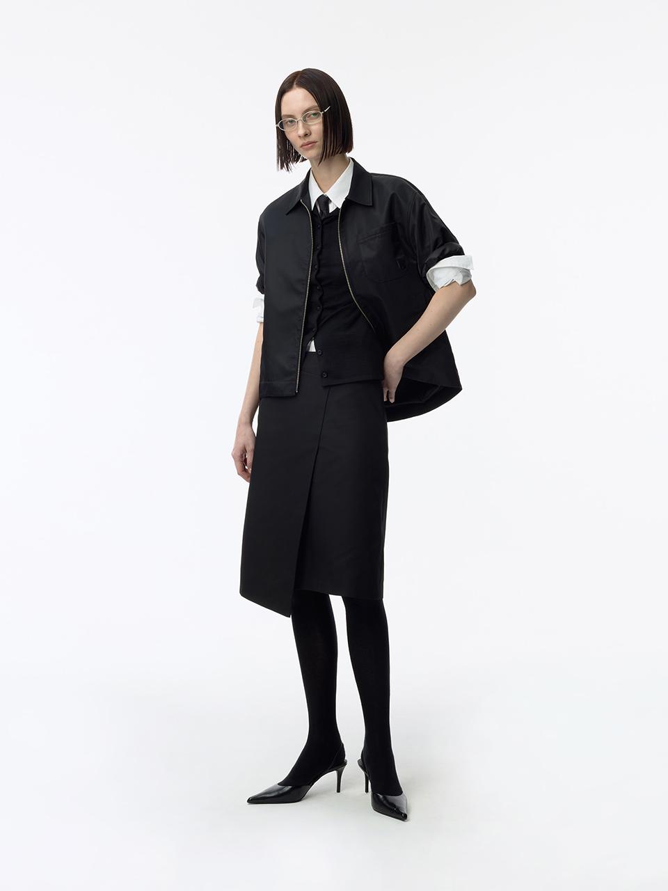 Significant ADERERROR Sig Tag Half Sleeve Shirt (02) [BK]
