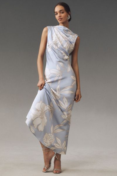 chinese dress ladies Lana High Neck Maxi Dress in Black – Significant Other main image 0