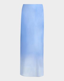 Significant Other Sian Ombré Satin Maxi Skirt