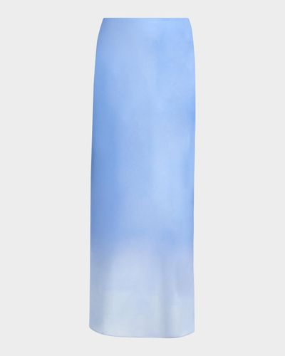Significant Other Sian Ombré Satin Maxi Skirt
