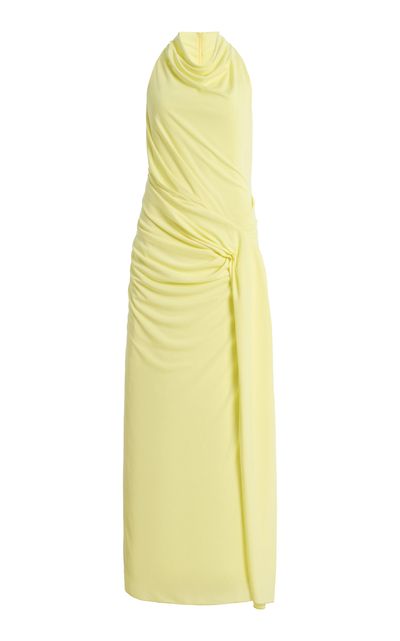 Significant Other Significant Other Drue Draped Jersey Maxi Dress