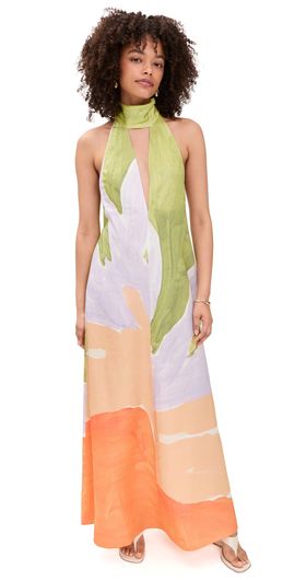 knee length dresses for ladies Holly Blue Stripe Tie Up Shirt Mini Dress - US 0 main image 1
