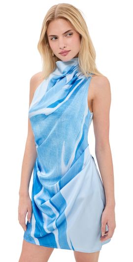 significant other annabel asymmetrical satin maxi dress Significant Other