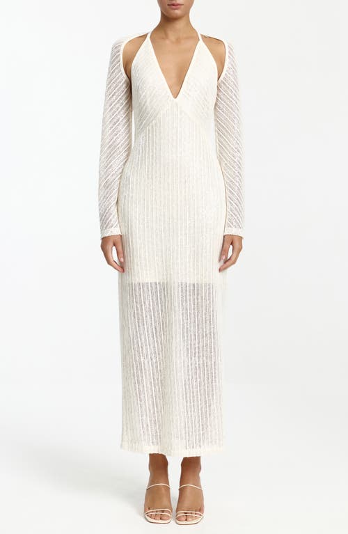Significant Other Significant Other Zenith Cutout Long Sleeve Knit Maxi Dress