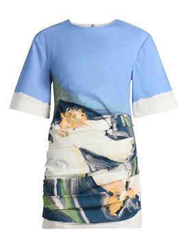 navy blue dress for baby girl Anthropologie Asymmetrical Dress main image 1