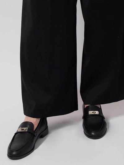 SIINVII Cowhide Leather Buckle Point Classic Loafer (SLLF240203)