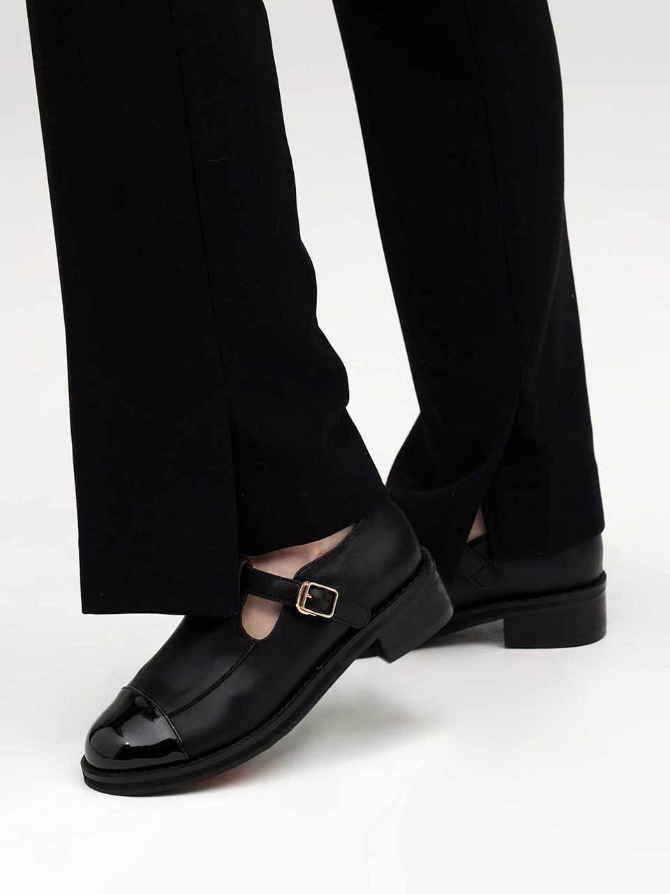 SIINVII Cowhide Pointed Toe Mary Jane Loafer (MMLF240202)