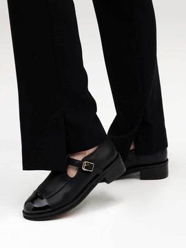 SIINVII Cowhide Pointed Toe Mary Jane Loafer (MMLF240202)