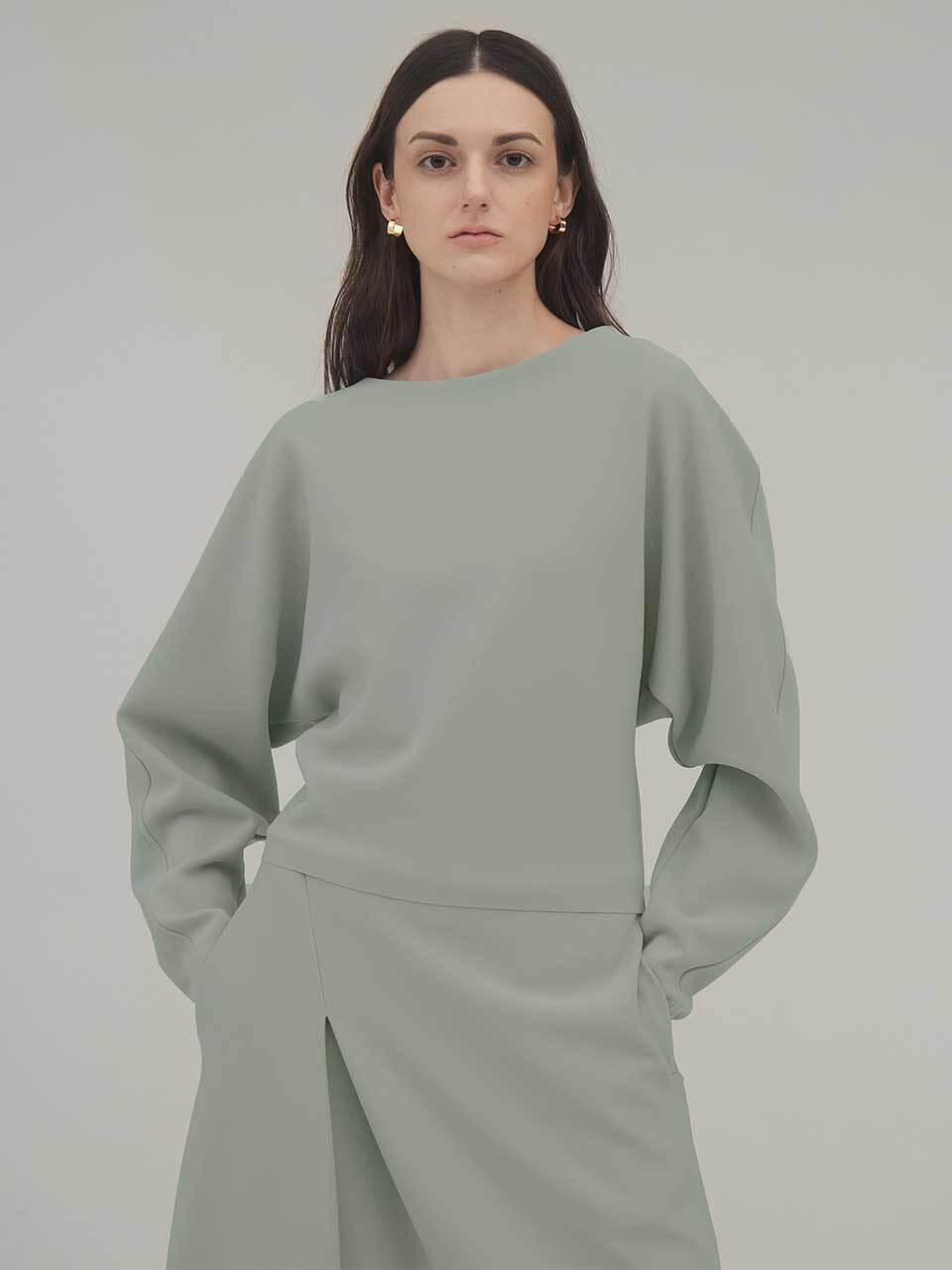 SIINVII Raglan Stretch Loose Fit Blouse (SVBL240301)