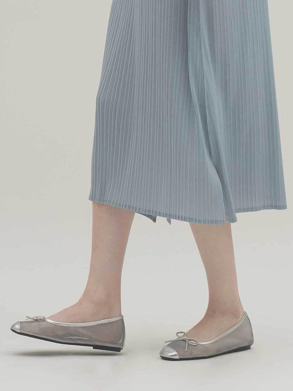 SIINVII Square Toe Mesh Ballerina Flat Shoes (MMFL240501)
