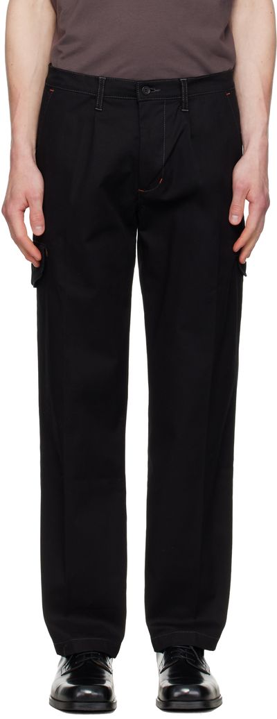 Silas Silas Black Work Trousers
