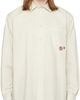 Silas Silas Off-White Overdyed Poplin Shirt - 1