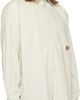 Silas Silas Off-White Overdyed Poplin Shirt - 2