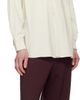 Silas Silas Off-White Overdyed Poplin Shirt - 4