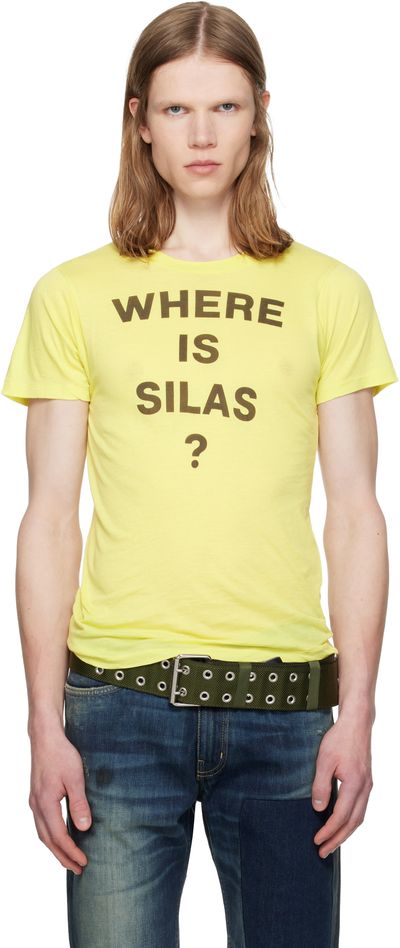 Silas Silas Yellow Slogan T-shirt