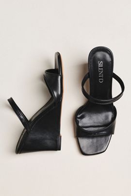 Silent D Anisa Strappy Wedge Mule Sandals