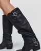 Silent D Demi Leather Buckle Boots - 1