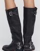 Silent D Demi Leather Buckle Boots - 4