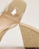 Silent D Kym Raffia Wedge Heels - 3