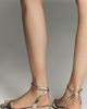 Silent D Terry Strappy Kitten Heels - 3
