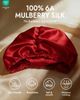 SILKSILKY SILKSILKY 100% Mulberry Silk Sleep Bonnet - 2