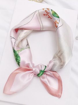 SILKSILKY SILKSILKY Elegant Pure Silk Square Scarf