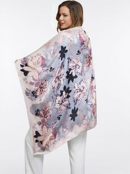 SILKSILKY SILKSILKY Floral Print Silk Scarf