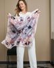 SILKSILKY SILKSILKY Floral Print Silk Scarf - 4