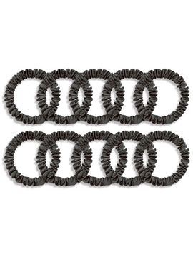 SILKSILKY SILKSILKY Pure Silk 10-Pack Skinny Scrunchies