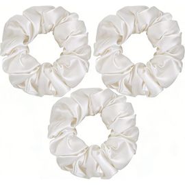 SILKSILKY SILKSILKY Pure Silk 3-Pack Large Scrunchies