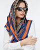 SILKSILKY SILKSILKY Pure Silk Bohemian Square Scarf - 1