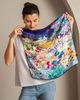 SILKSILKY SILKSILKY Pure silk colored square scarf - 4