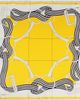 SILKSILKY SILKSILKY Pure Silk Diversity Pattern Square Scarf - 1