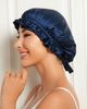 SILKSILKY SILKSILKY Pure Silk Double Layer Bonnet with Ribbon - 3