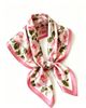 SILKSILKY SILKSILKY Pure Silk Floral Square Scarf - 1