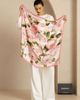SILKSILKY SILKSILKY Pure Silk Floral Square Scarf - 5