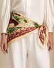 SILKSILKY SILKSILKY Pure Silk Horse Herd Square Scarf - 4