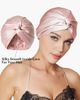 SILKSILKY SILKSILKY Pure Silk Knot-Front Hair Bonnet - 3