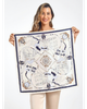 SILKSILKY SILKSILKY Pure Silk Printed Square Scarf - 1