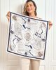 SILKSILKY SILKSILKY Pure Silk Printed Square Scarf - 2